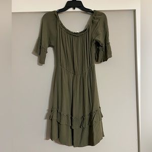 Green dress -mini